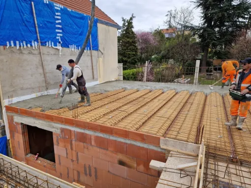 Plancher poutrelle hourdis