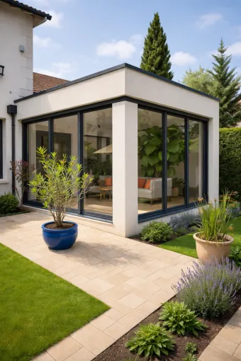 Surélévation et d’extension de maison à Villeneuve-la-Garenne (92) – M.A.V Construction, Saint-Cloud, M.A.V