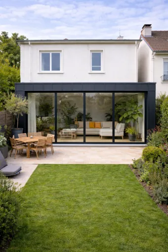 Surélévation et d’extension de maison à Puteaux (92) – M.A.V Construction