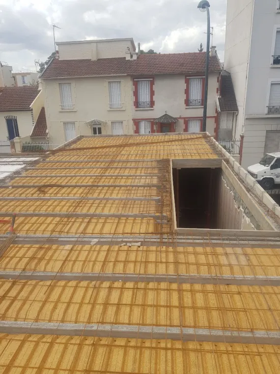 Réalisation d un plancher poutrelles hourdis , Saint-Cloud, M.A.V