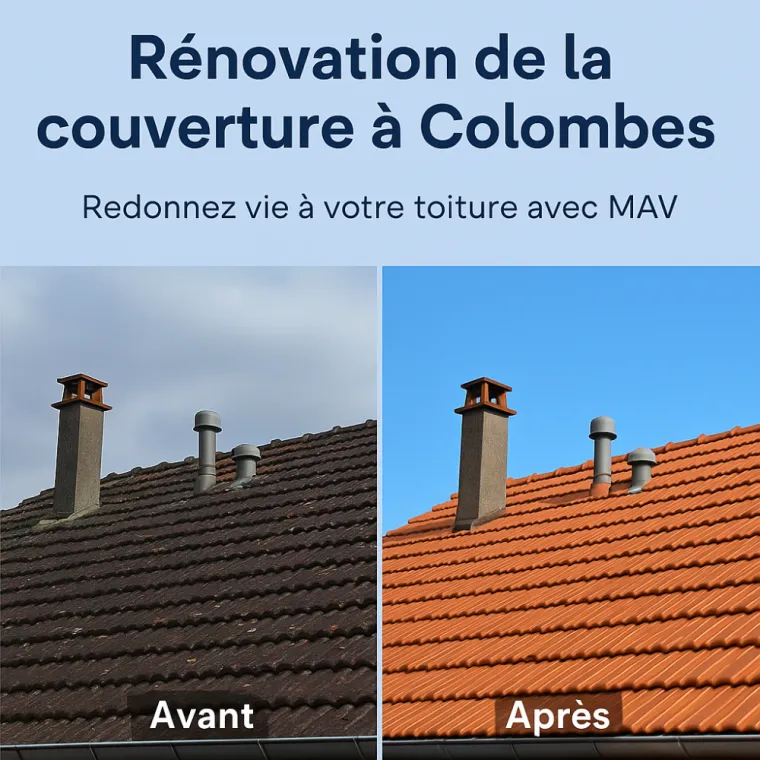 Rénovation de la couverture Tuiles Ardoises  à Colombes 