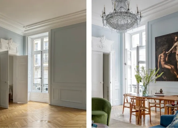 Rénovation complète d’un appartement de 50 m² à Paris 16e