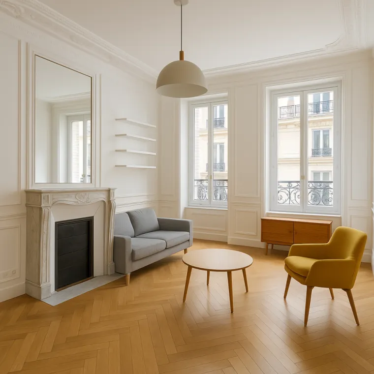 Rénovation d’un appartement de 65 m² à Chatou (78) – MAV Construction