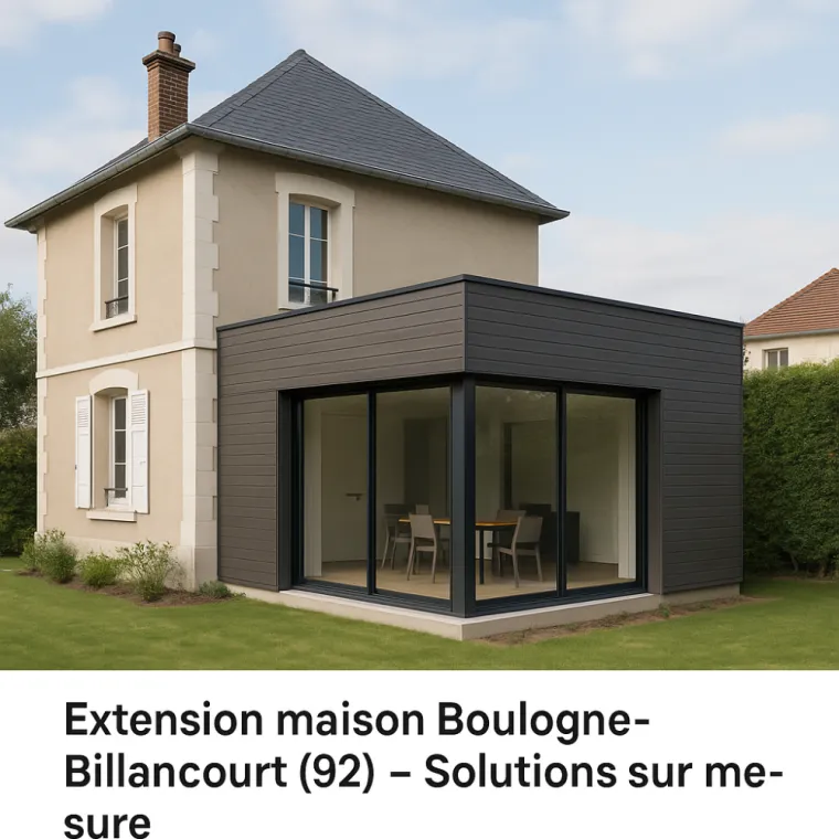 Extension maison Boulogne-Billancourt (92) – Solutions sur mesure