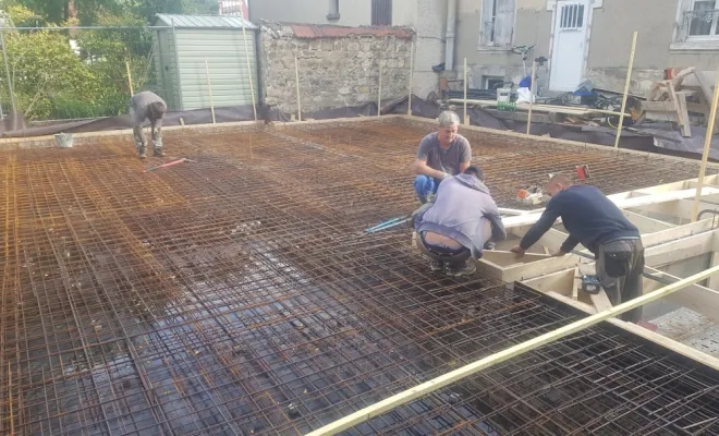 Contrôle du ferraillage avant bétonnage