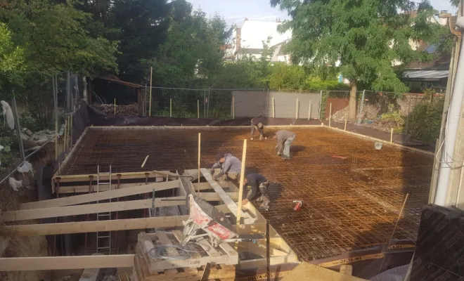 Réaliser un plancher en béton armé, épaisseur 20 cm, Saint-Cloud, M.A.V