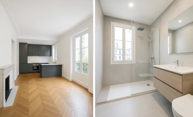 Rénovation d’un appartement de 65 m² à Chatou (78) – MAV Construction