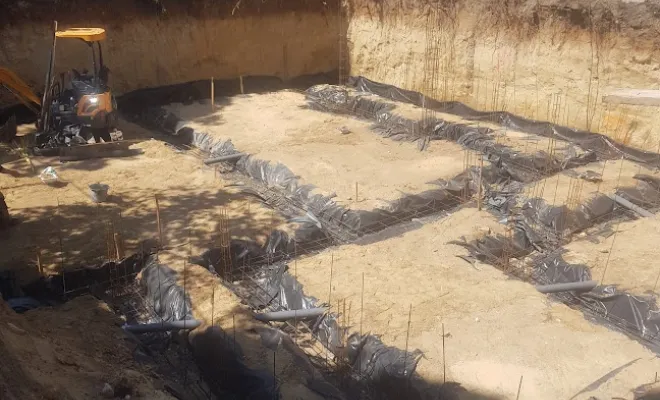 Réalisation de fondations et ferraillage pour dalle béton armé à Meudon (92) par MAV Construction.